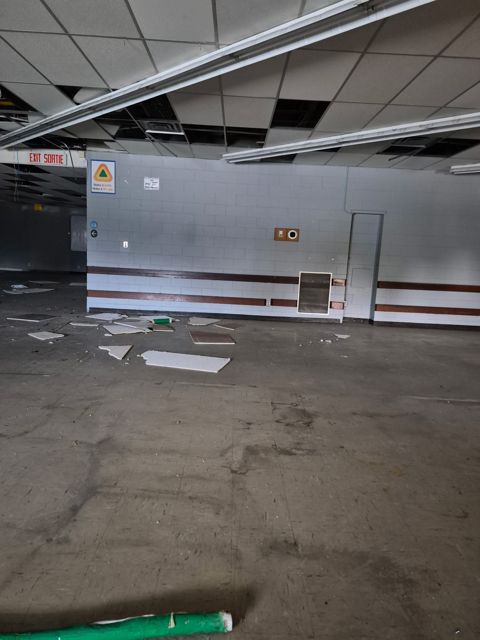 Open area before cleanup