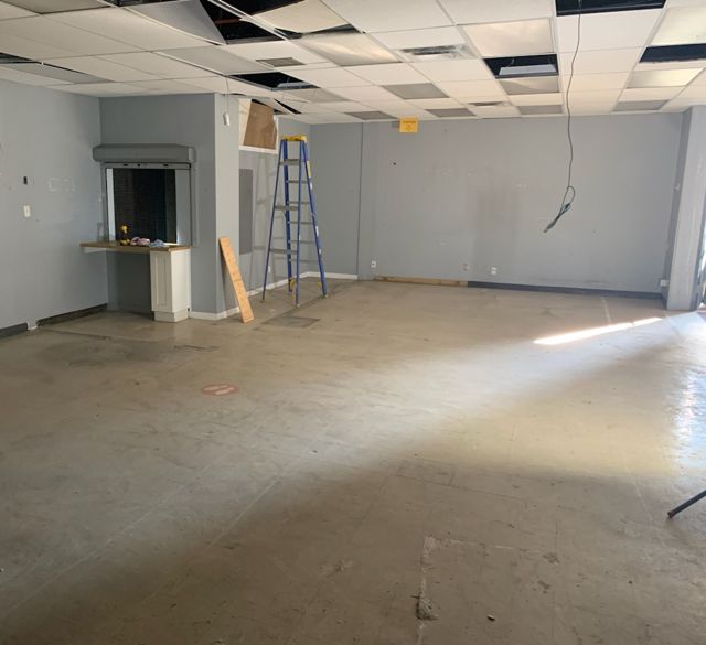 Main area after cleanup