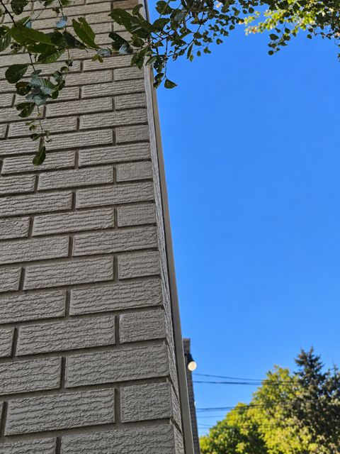 Corner detail, completed